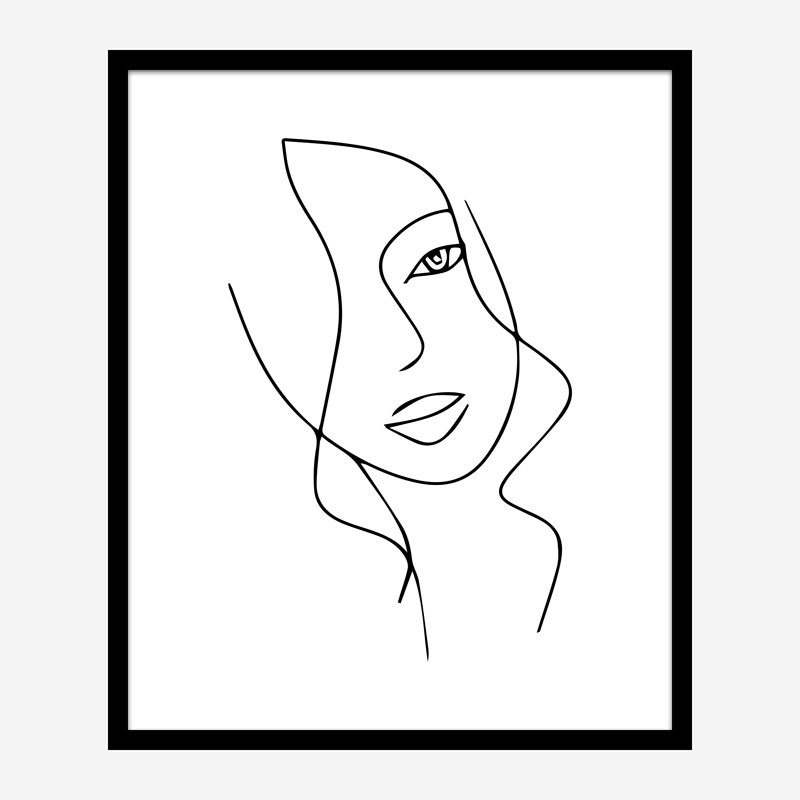 Beauty Line Art Print