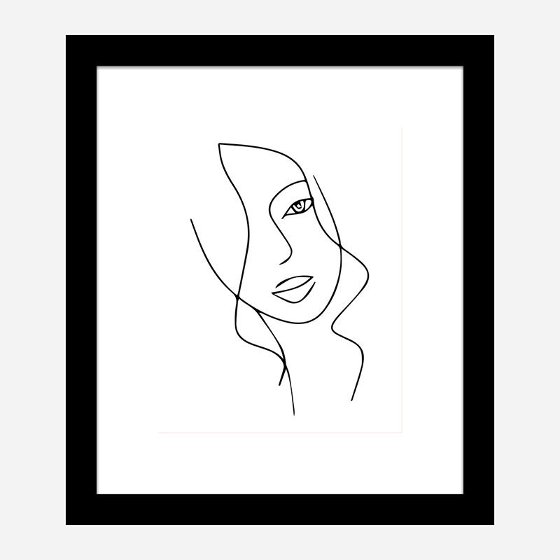 Beauty Line Art Print