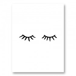 Eye Lashes Art Print