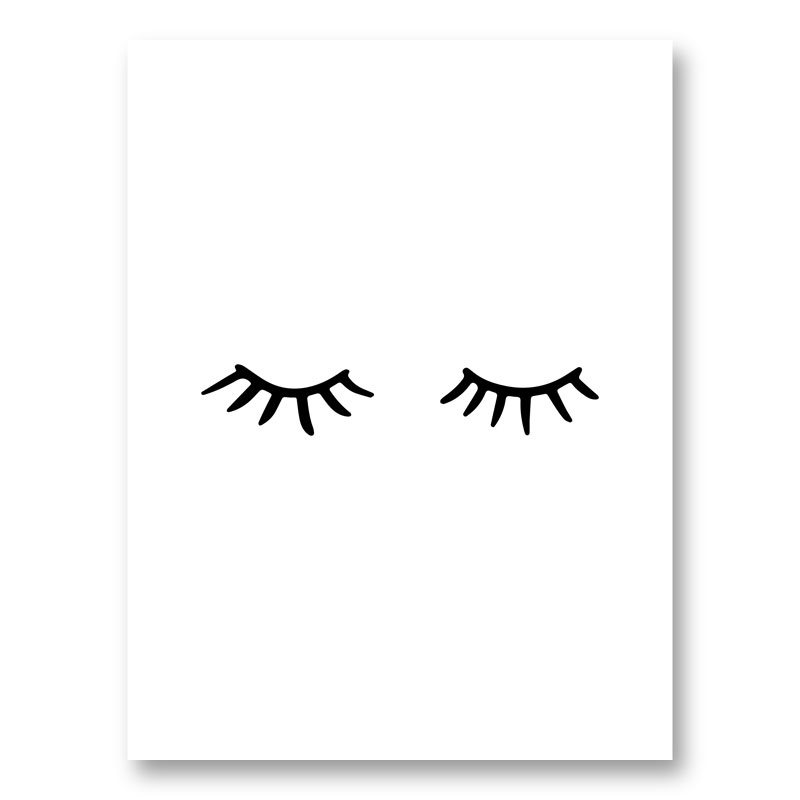 Eye Lashes Art Print