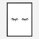 Eye Lashes Art Print