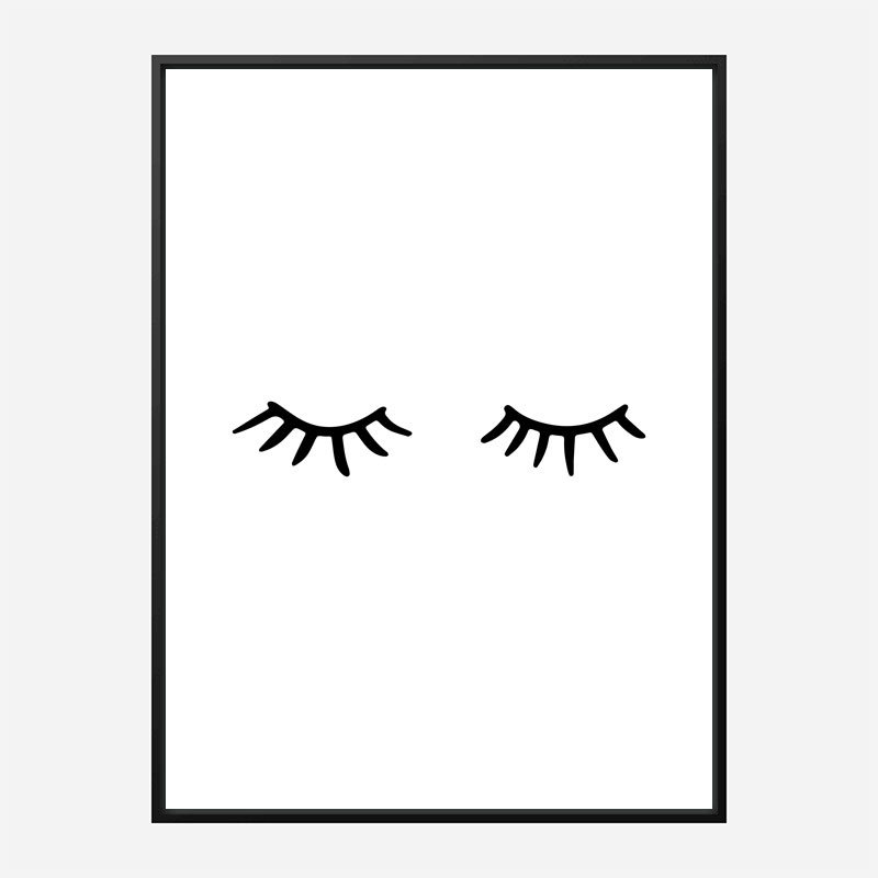 Eye Lashes Art Print
