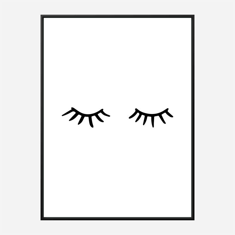 Eye Lashes Art Print