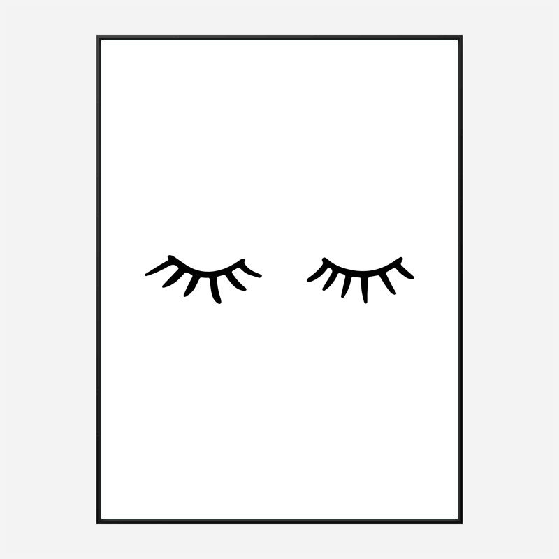 Eye Lashes Art Print