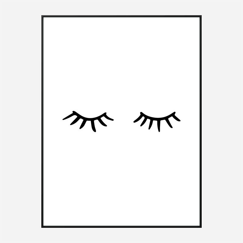 Eye Lashes Art Print