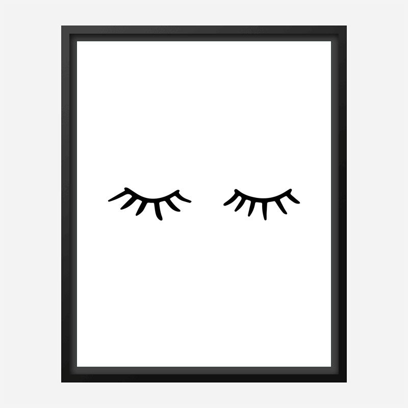 Eye Lashes Art Print