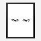 Eye Lashes Art Print