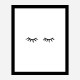 Eye Lashes Art Print