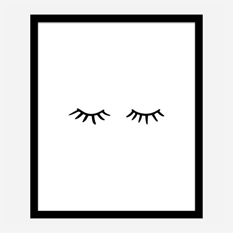 Eye Lashes Art Print