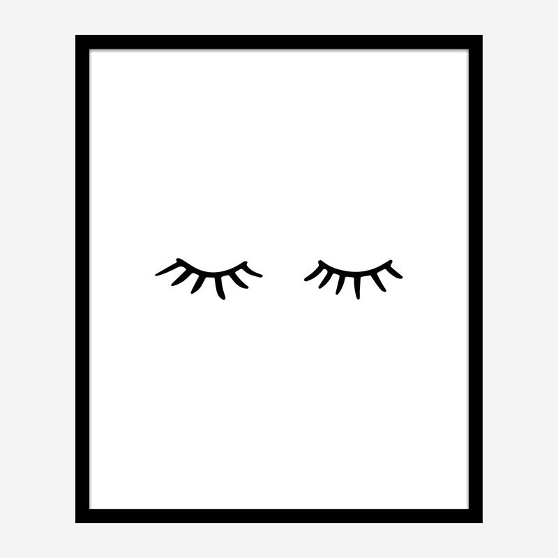 Eye Lashes Art Print