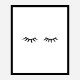 Eye Lashes Art Print