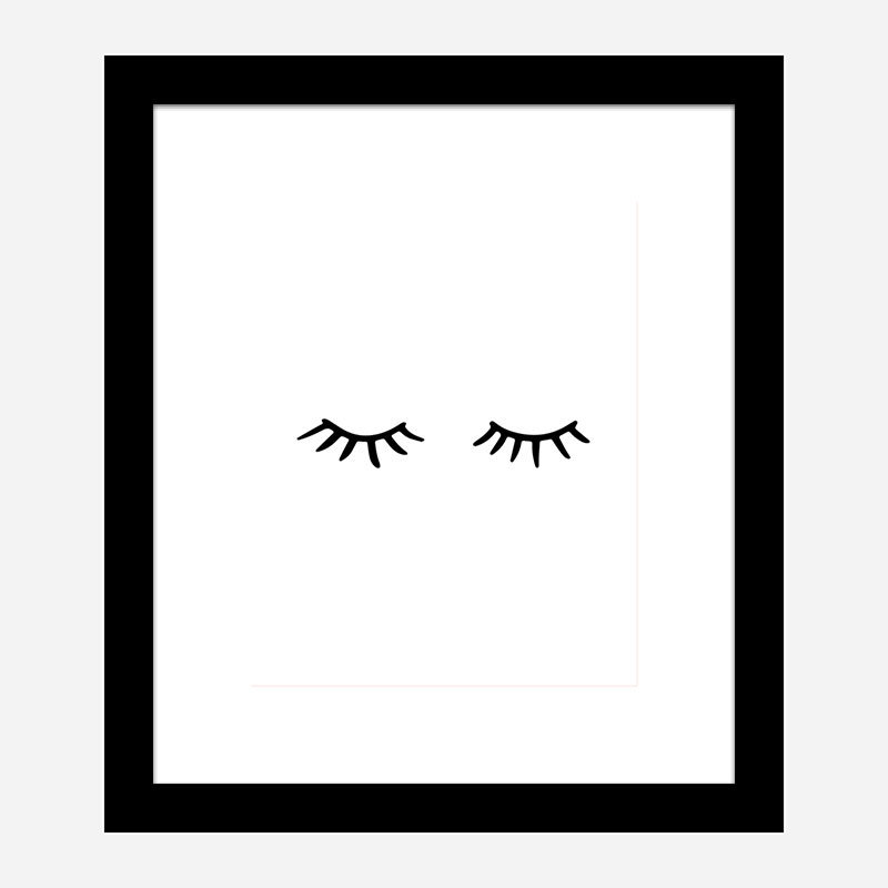 Eye Lashes Art Print