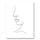 Face Lines Art Print