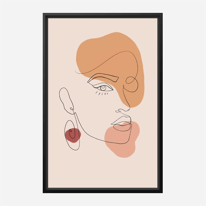 Portrait Line Art Print