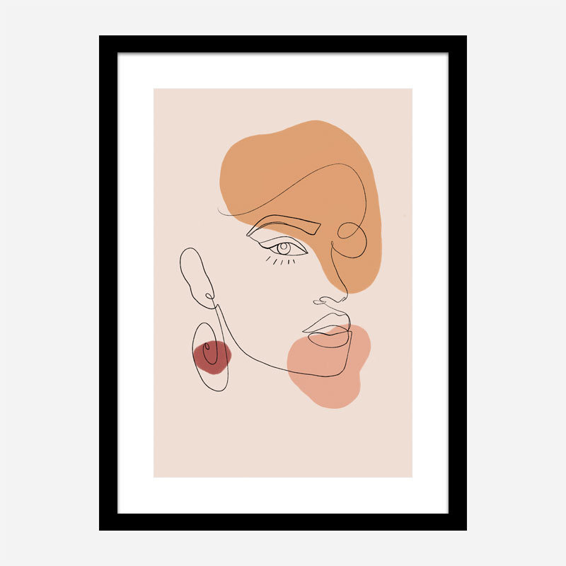 Portrait Line Art Print