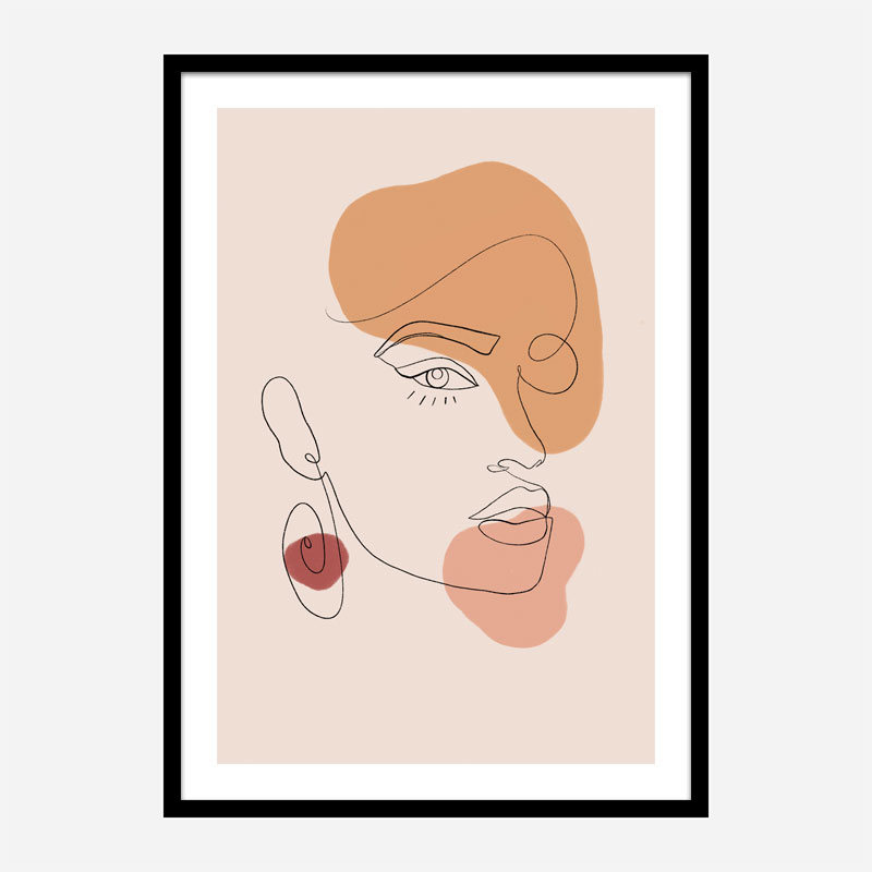 Portrait Line Art Print