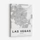 Las Vegas Nevada City Map Art Print