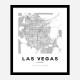 Las Vegas Nevada City Map Art Print