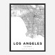 Los Angeles California City Map Art Print