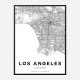 Los Angeles California City Map Art Print