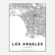 Los Angeles California City Map Art Print