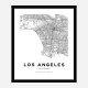 Los Angeles California City Map Art Print