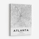 Atlanta Georgia City Map Art Print