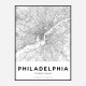 Philadelphia Pennsylvania City Map Art Print
