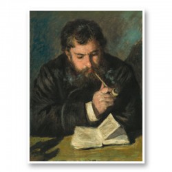 Auguste Renoir by Claude Monet Art Print