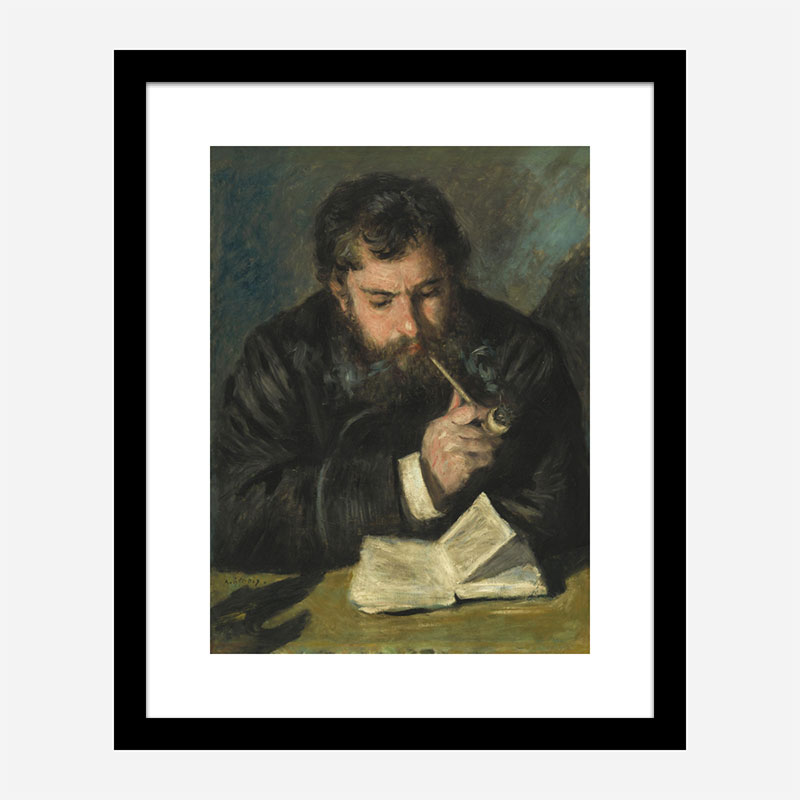 Auguste Renoir by Claude Monet Art Print Auguste Renoir by Claude Monet Art Print