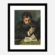 Auguste Renoir by Claude Monet Art Print Auguste Renoir by Claude Monet Art Print