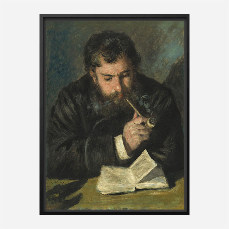 Auguste Renoir by Claude Monet Art Print Auguste Renoir by Claude Monet Art Print