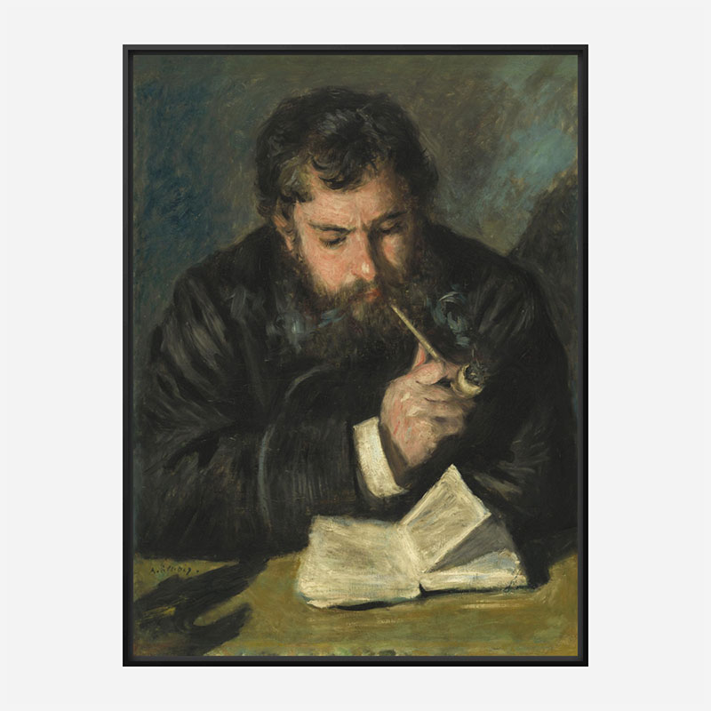 Auguste Renoir by Claude Monet Art Print