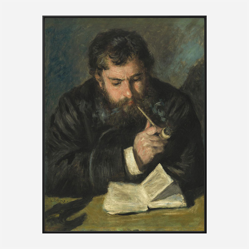 Auguste Renoir by Claude Monet Art Print Auguste Renoir by Claude Monet Art Print