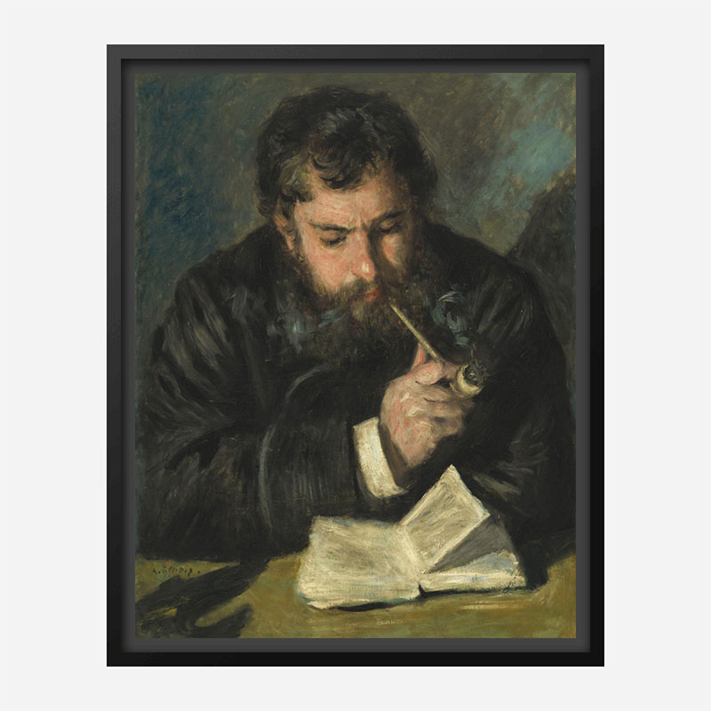 Auguste Renoir by Claude Monet Art Print Auguste Renoir by Claude Monet Art Print