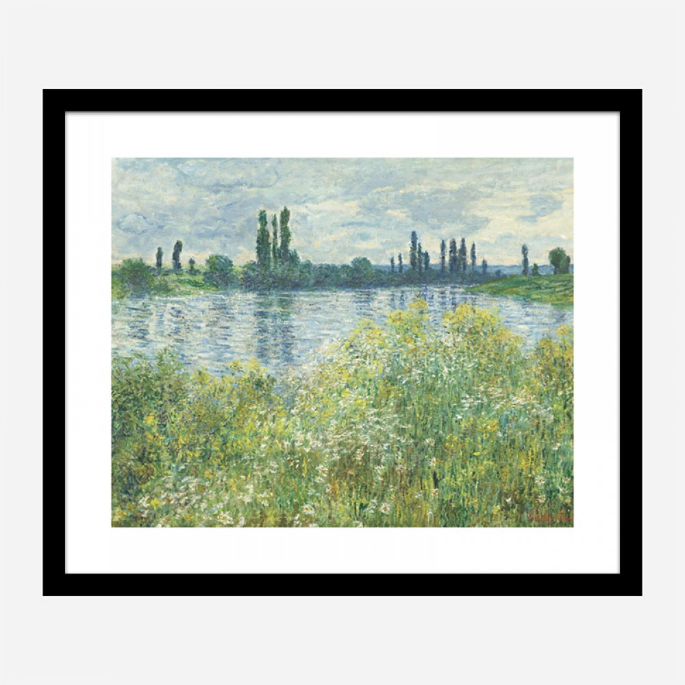 Banks of the Seine by Claude Monet Art Print