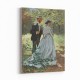 Bazille and Camille by Claude Monet Art Print