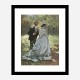 Bazille and Camille by Claude Monet Art Print