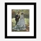 Bazille and Camille by Claude Monet Art Print