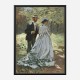 Bazille and Camille by Claude Monet Art Print