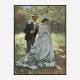 Bazille and Camille by Claude Monet Art Print