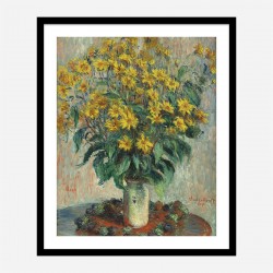 Jerusalem Artichoke Flowers by Claude Monet Art Print