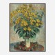 Jerusalem Artichoke Flowers by Claude Monet Art Print