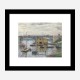 Bridge at Argenteuil on a Gray Day by Claude Monet Art Print