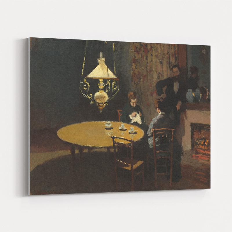 Interior after Dinner by Claude Monet Art Print