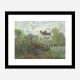 The Artists Garden in Argenteuil by Claude Monet Art Print