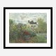 The Artists Garden in Argenteuil by Claude Monet Art Print