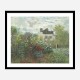 The Artists Garden in Argenteuil by Claude Monet Art Print