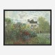 The Artists Garden in Argenteuil by Claude Monet Art Print