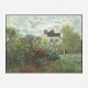The Artists Garden in Argenteuil by Claude Monet Art Print
